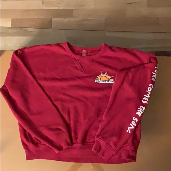 Betsey Johnson Tops - Betsey Johnson Here Comes the Sun Sweatshirt